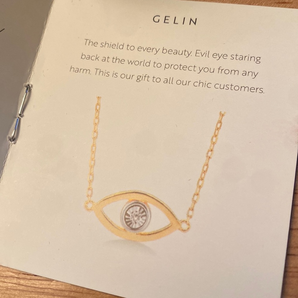 Diamond Evil Eye Necklace